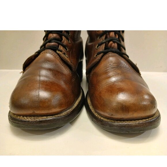 FRYE Black Label Rare Vintage Made In USA Equestrian Boots Women's Size 7 D Wide - Picture 8 of 16
